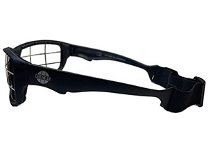 Unihockey Schutzbrille schwarz