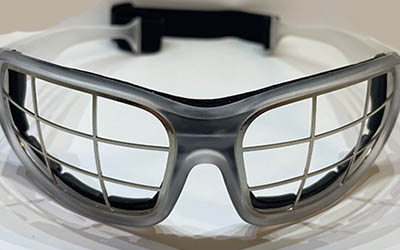 Floorball Schutzbrille transparent